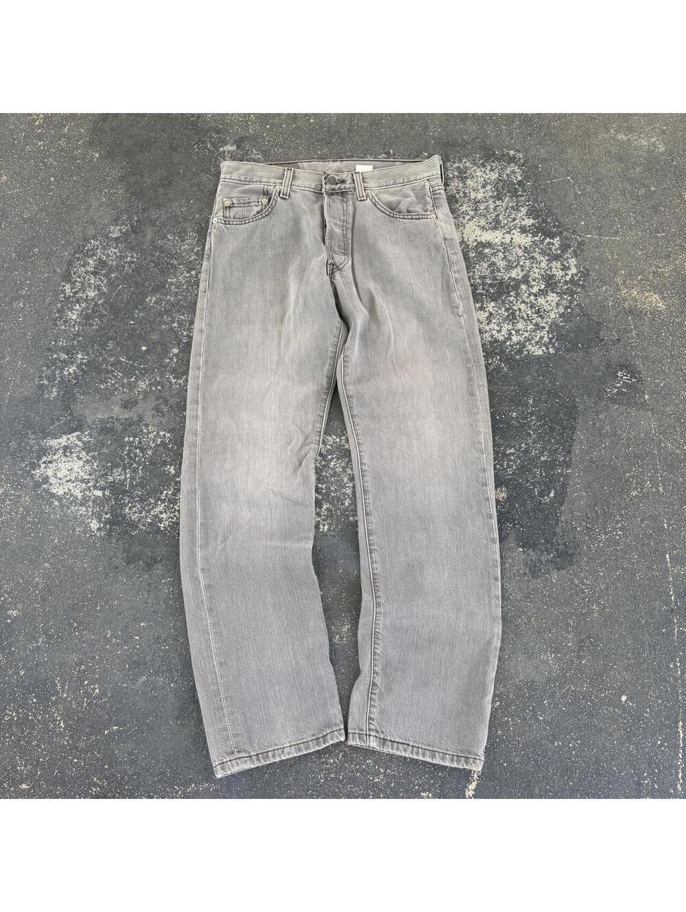 Vintage 90’s Levi’s 501 Gray Straight Jeans